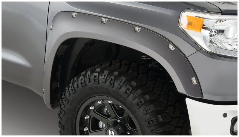 Bushwacker 30918-02 14-18 Toyota Tundra Fleetside Pocket Style Flares 4pc 66.7/78.7/97.6in Bed - Black