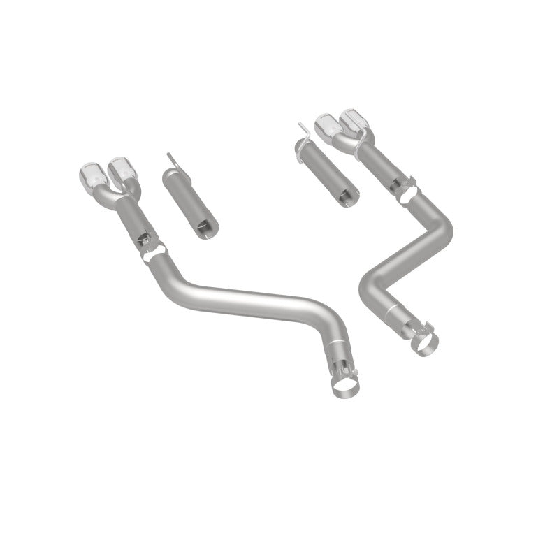 Magnaflow 19206 MagnaFlow Axle-Back, SS, 3in, Quad Split Rear 3.5 Tips 2015 Dodge Challenger incl SRT Hellcat