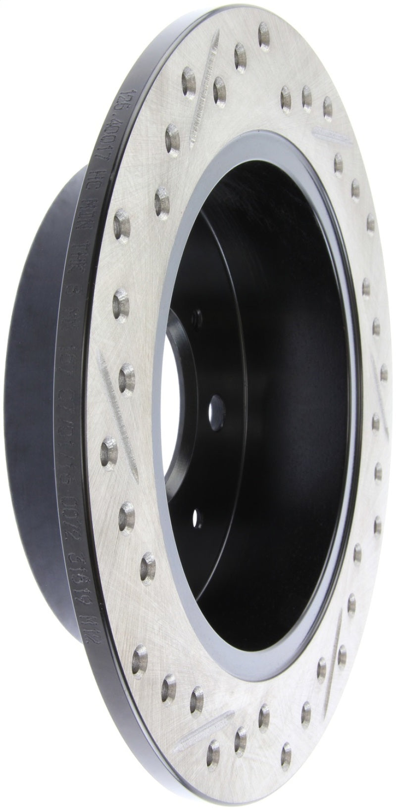 Stoptech 127.40017L StopTech 90-96 Acura Integra / 97-01 Integra (Exc. Type R) Slotted & Drilled Left Rear Rotor