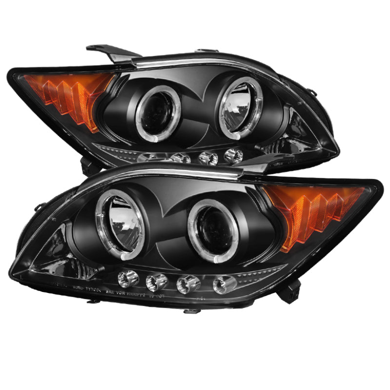 SPYDER 5073303 Spyder Scion TC 08-10 Projector Headlights LED Halo -Replaceable LEDs Blk PRO-YD-TTC08-HL-BK