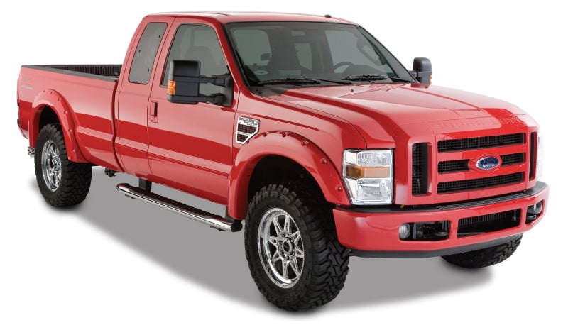 Bushwacker 20917-02 08-10 Ford F-250 Super Duty Styleside Pocket Style Flares 4pc 81.0/96.0in Bed - Black