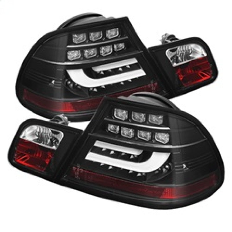 SPYDER 5076564 Spyder 04-06 BMW E46 2Dr (Coupe ONLY No Conv.) Lgtbar Styl LED Tail Lghts Blk ALT-YD-BE4604-LBLED-BK