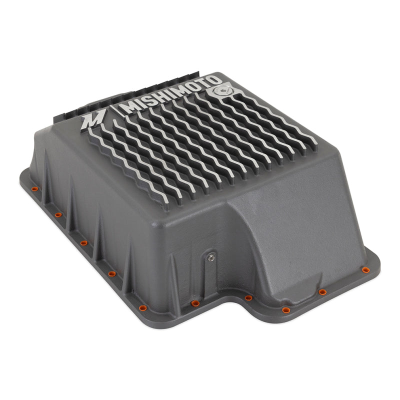 Mishimoto MMTP-F2D-89 89-10 Powerstroke E4OD 4R100 5R110 Trans Pan Cast GR