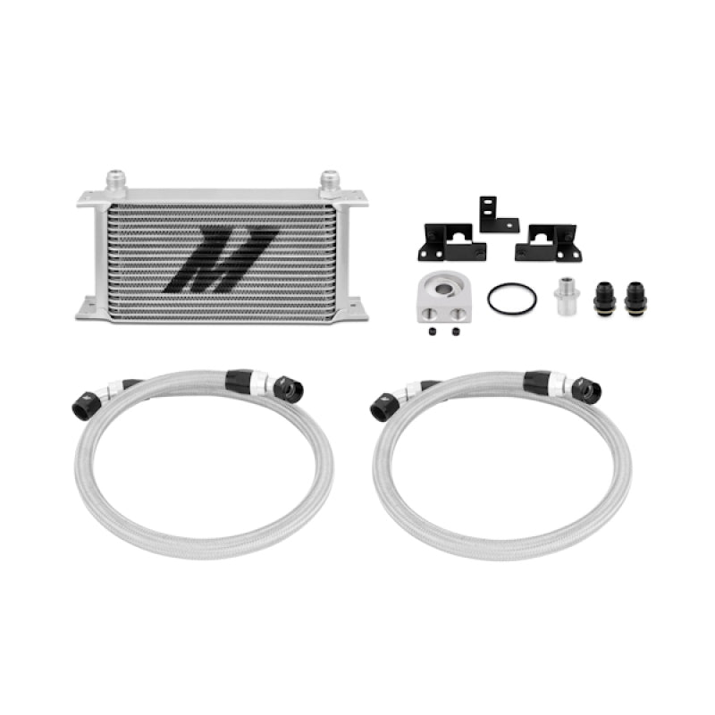 Mishimoto MMOC-WRA-07 07-11 Jeep Wrangler JK Oil Cooler Kit - Silver