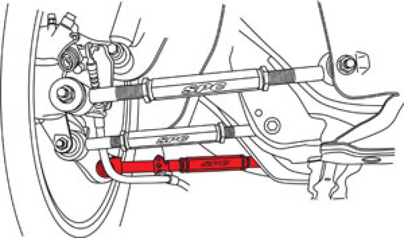 SPC Performance 67292 04-08 Acura TL / TSX Lower Setback Control Arm