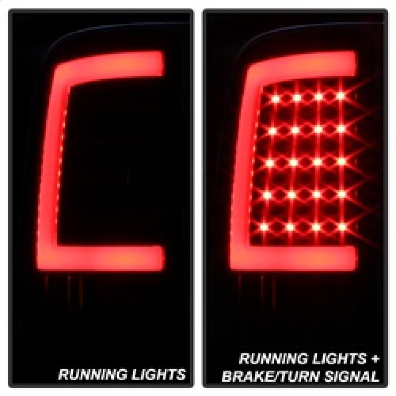 SPYDER 9038518 xTune 07-13 GMC Sierra 1500 LED Tail Lights - Black Smoke (ALT-ON-GS07-G2-LED-BSM)