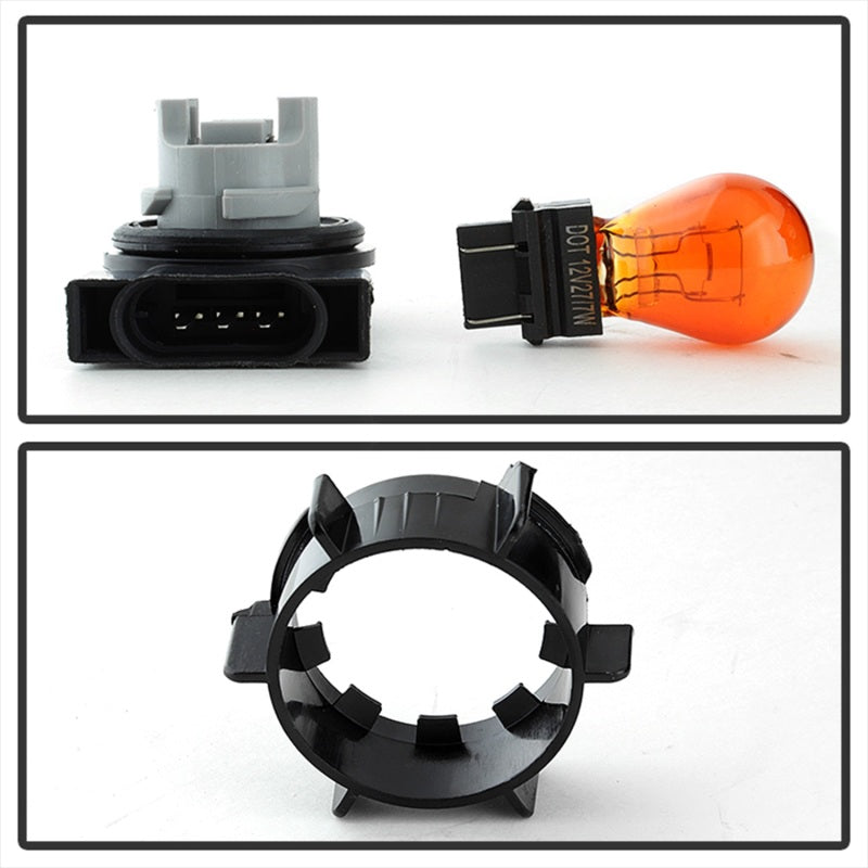 SPYDER 5014313 Xtune Dodge RAM 1500 02-05 Amber Crystal Headlights Black HD-JH-DR02-AM-BK