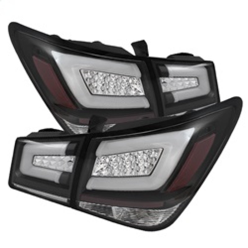 SPYDER 5076595 Spyder Chevy Cruze 2011-2014 Light Bar LED Tail Lights Black ALT-YD-CCRZ11-LBLED-BK