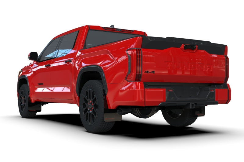Rally Armor MF110-UR-BLK-RD 2022+ Toyota Tundra Black UR Mud Flap w/ Red Logo