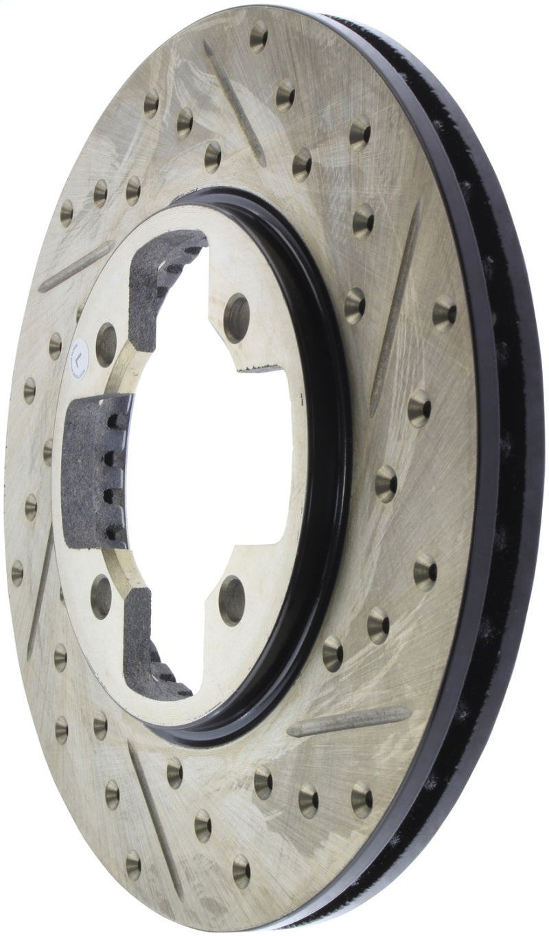 Stoptech 127.42005L StopTech Slotted & Drilled Sport Brake Rotor