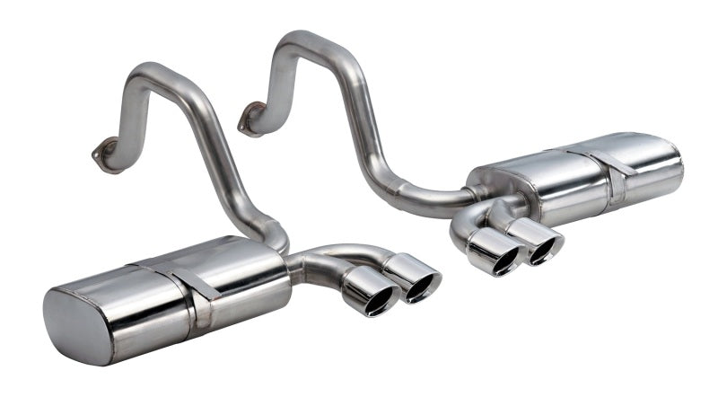 CORSA Performance 14111 Corsa 1997-2004 Chevrolet Corvette C5 Z06 5.7L V8 Polished Sport Axle-Back Exhaust