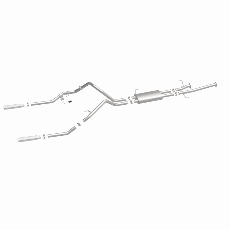 Magnaflow 15305 MagnaFlow 14 Toyota Tundra V8 4.6L/5.7L Stainless Cat Back Exhaust Dual Split Rear Exit
