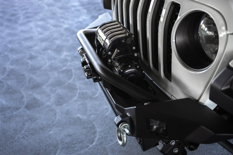 DV8 Offroad FBJL-07 18-23 Jeep Wrangler JL / 20-23 Jeep Gladiator JT FS-7 Mid-Width Winch Front Bumper