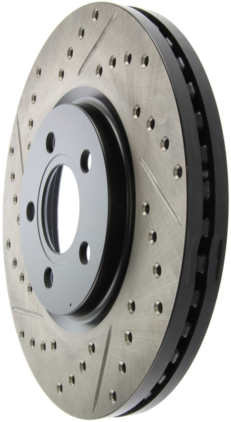 Stoptech 127.63053R StopTech 03-09 Chrysler PTCruiser Tur / 03-05 Dodge Neon SRT-4 Front Right Slotted & Drilled Rotor