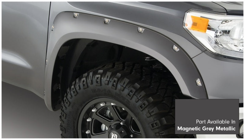 Bushwacker 30918-63 16-18 Toyota Tundra Fleetside Pocket Style Flares 4pc - Magnetic Grey