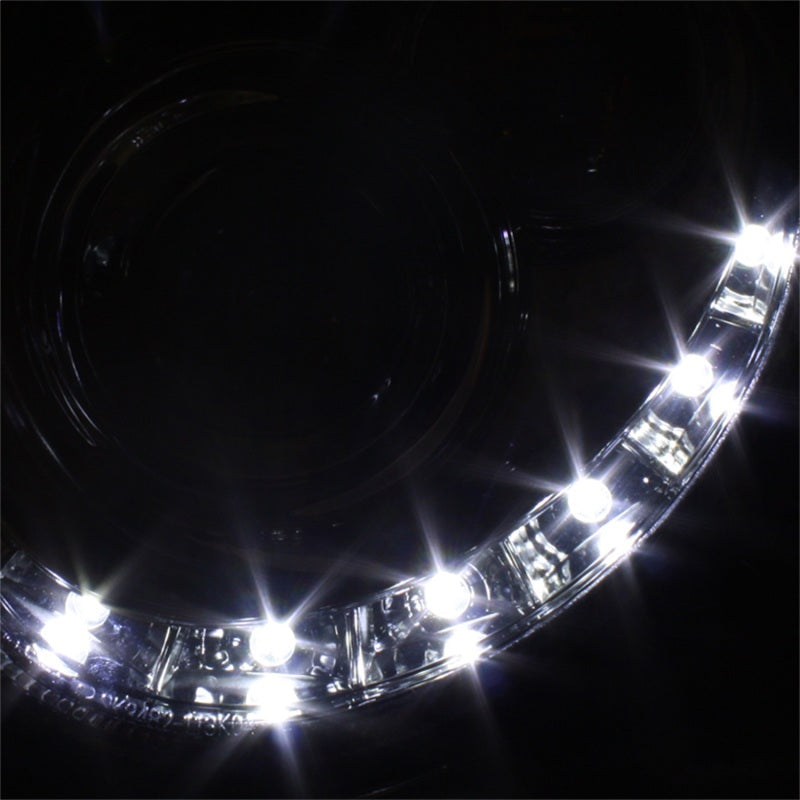 SPYDER 5038029 Spyder Mercedes Benz CLK 03-09 Projector Halogen Model- LED Halo DRL Chrm PRO-YD-MBCLK03-DRL-C