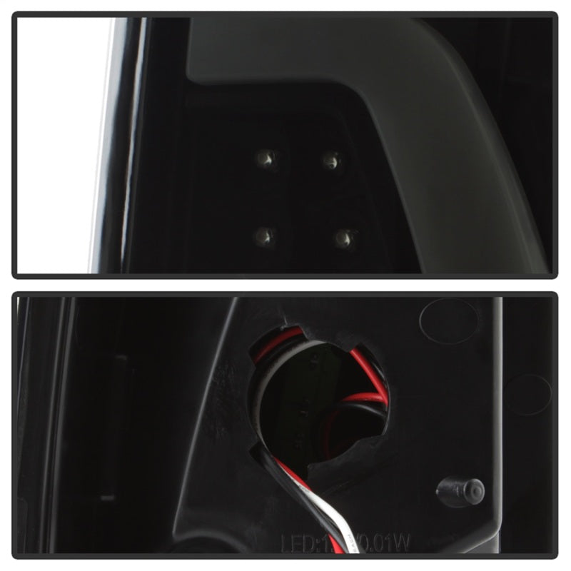 SPYDER 9038501 xTune 97-03 Ford F-150 Light Bar LED Tail Lights - Black Smoke (ALT-ON-FF15097-LBLED-BSM)