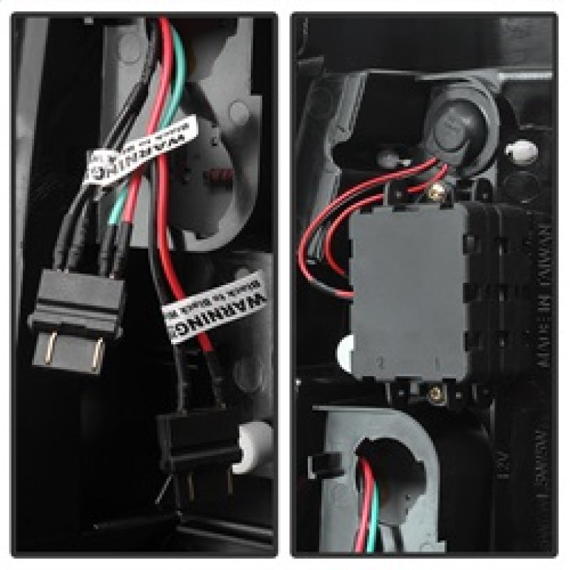 SPYDER 5081926 Spyder Chevy Silverado 1500/2500 03-06 Version 2 LED Tail Lights - Red Clear ALT-YD-CS03V2-LED-RC