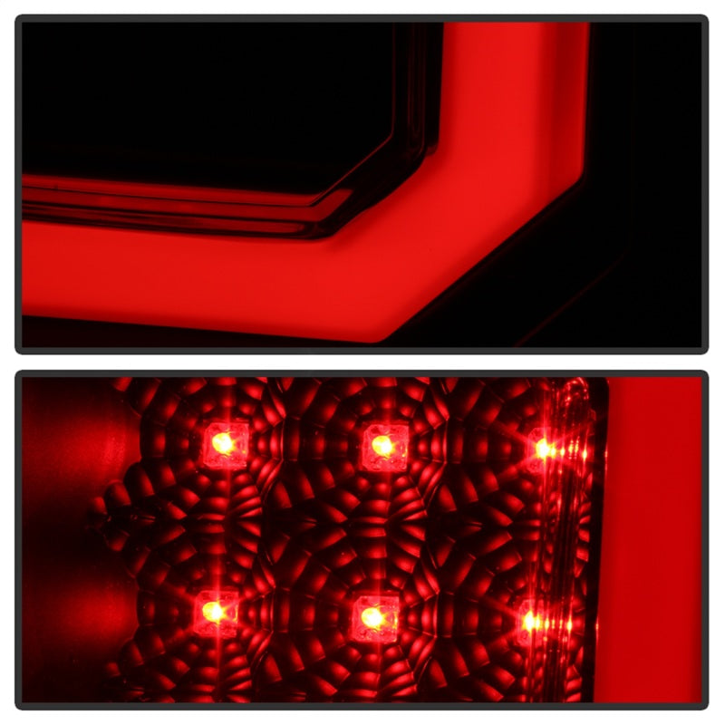 SPYDER 5085443 Spyder 07-13 Toyota Tundra V2 Light Bar LED Tail Lights - Smoke ALT-YD-TTU07V2-LB-BSM