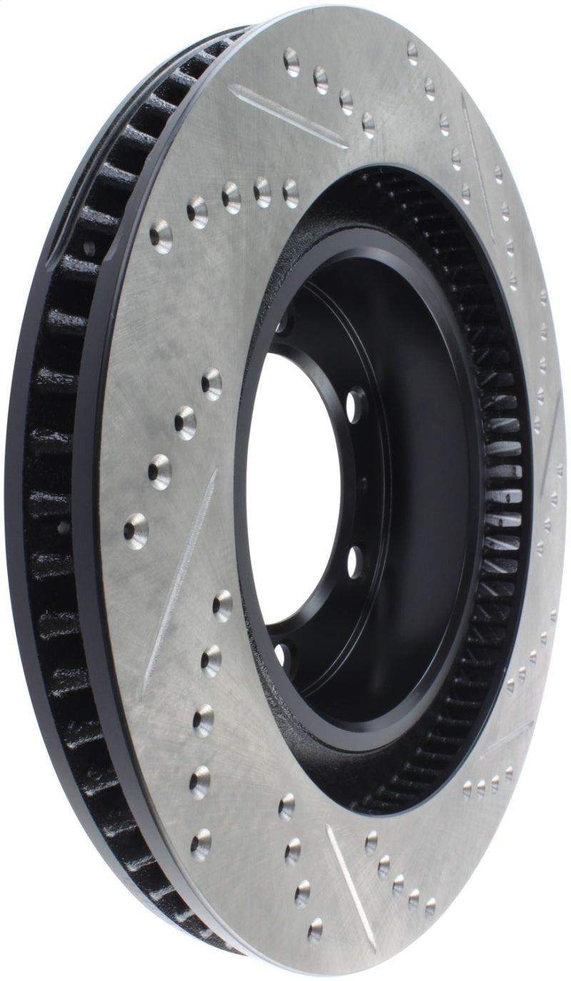 Stoptech 127.44174R StopTech Slotted & Drilled Sport Brake Rotor