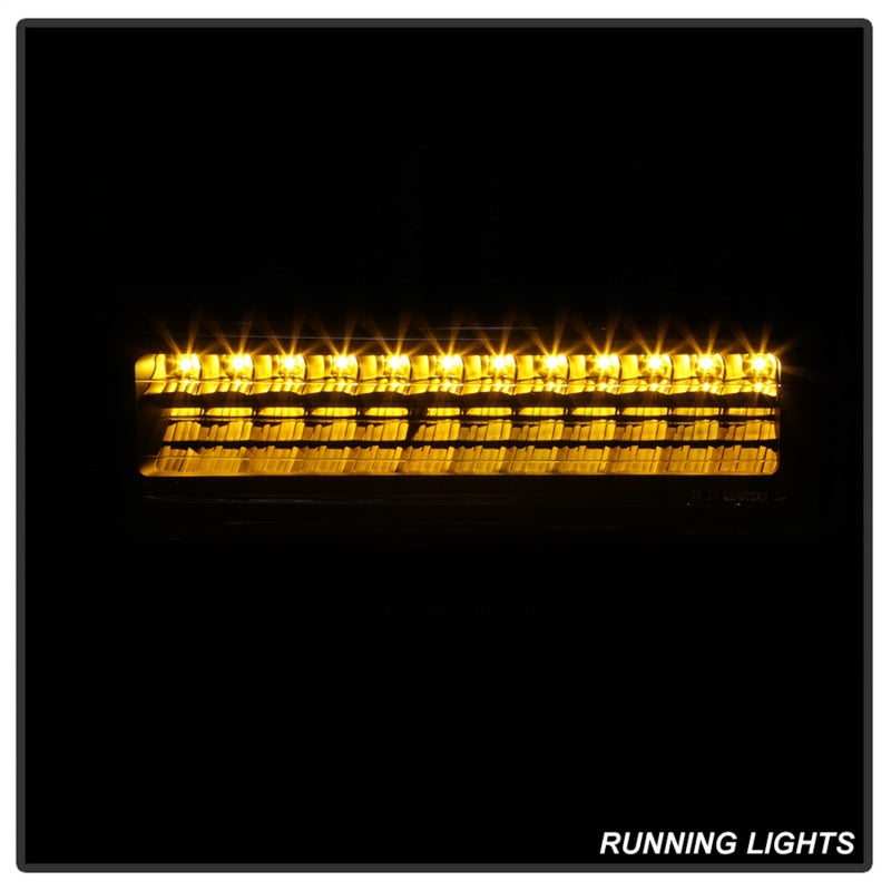 SPYDER 5069542 Xtune 92-94 Blazer Full Size Corner/LED Bumper Headlights Black HD-JH-CCK88-LED-AM-BK-SET