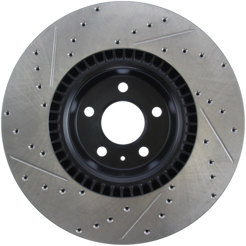 Stoptech 127.33134L StopTech Slotted & Drilled Sport Brake Rotor