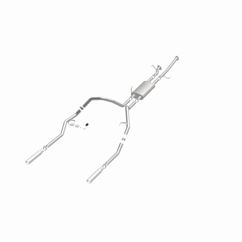 Magnaflow 15305 MagnaFlow 14 Toyota Tundra V8 4.6L/5.7L Stainless Cat Back Exhaust Dual Split Rear Exit