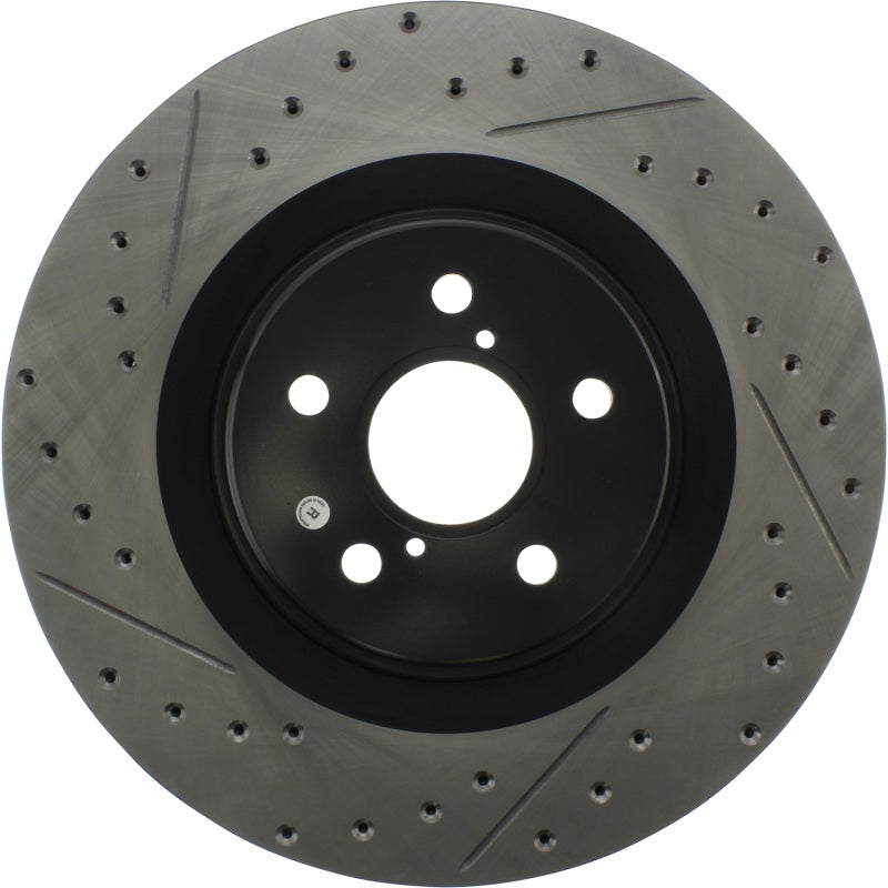 Stoptech 127.44205R StopTech 13-18 Lexus GS350 Slotted & Drilled Front Right Rotor
