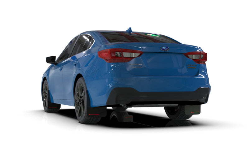 Rally Armor MF64-UR-BLK/RD 20-22 Subaru Legacy Black UR Mud Flap w/ Red Logo