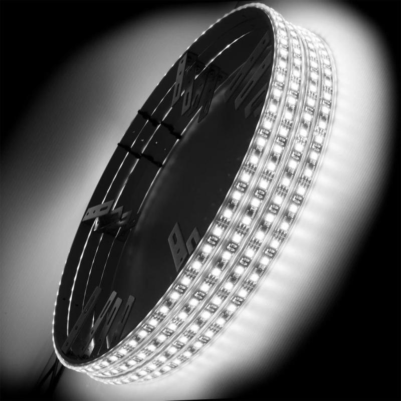 ORACLE Lighting 4228-001 Oracle LED Illuminated Wheel Rings - Double LED - White SEE WARRANTY