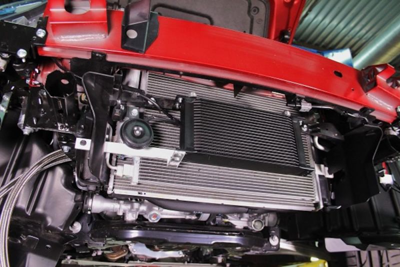 Mishimoto MMOC-MIA-16T 2016+ Mazda Miata Thermostatic Oil Cooler Kit - Silver