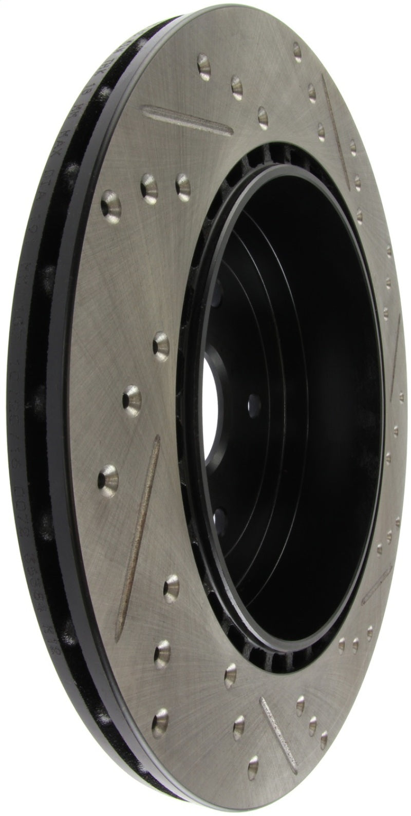 Stoptech 127.47030R StopTech 08+ Subaru STI (Will Not Fit 05-07) Slotted & Drilled Sport Brake Rotor