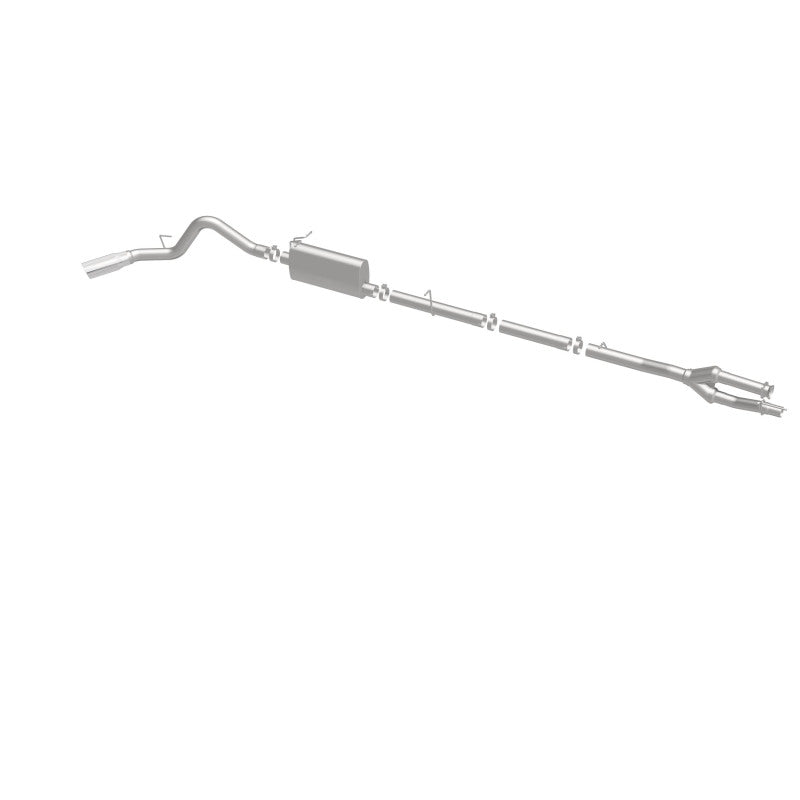 Magnaflow 19174 MagnaFlow Sys C/B 11-15 Ford Super Duty F250 6.2L EC CC, SS 3.5in Single Rear Pass Side Ext 5in Tip
