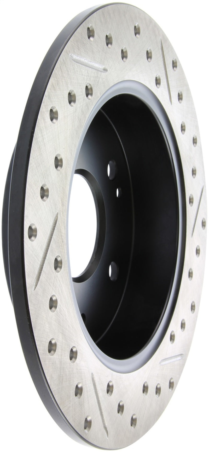 Stoptech 127.40040R StopTech 06-09 Honda Civic Ex/Si Slotted & Drilled Right Rear Rotor