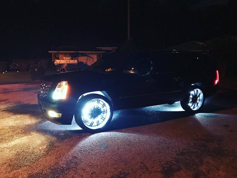 ORACLE Lighting 4228-001 Oracle LED Illuminated Wheel Rings - Double LED - White SEE WARRANTY