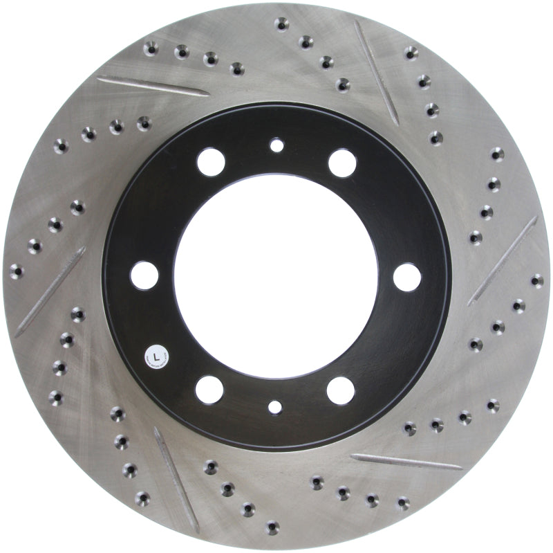 Stoptech 127.44129L StopTech 07-08 Toyota FJ Cruiser / 05-08 Tacoma (6 lug) / 03-08 4 Runner (319mm disc) SportStop Slo
