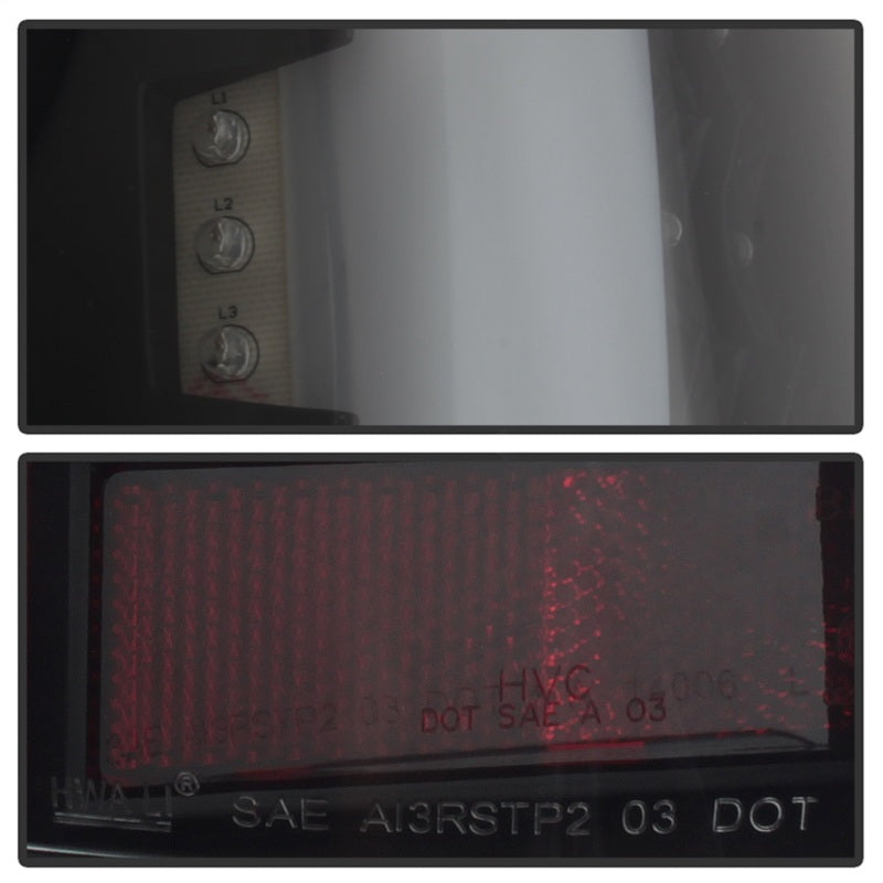 SPYDER 9038556 xTune 05-15 Toyota Tacoma (Excl LED Tail Lights) LED Tail Lights - Blk Smk (ALT-ON-TT05-LBLED-BSM)