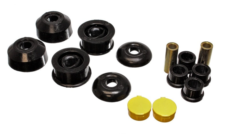 Energy Suspension 8.3120G 05-07 Scion tC / 03-06 Toyota Corolla/Matrix Black Front Control Arm Bushing Set