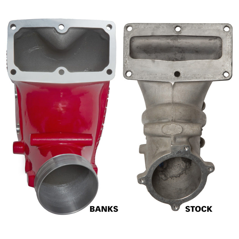 Banks Power 42790-PC 07.5-17 RAM 2500/3500 6.7L Diesel Monster-RAM Intake System w/Fuel Line 4.0in Red