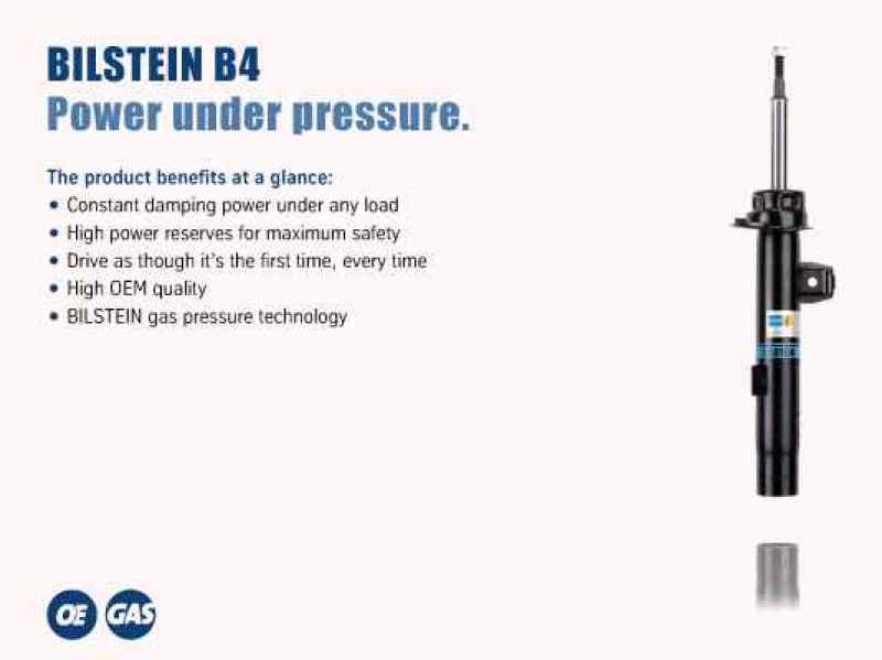 Bilstein 26-147543 B4 2005 Porsche 911 Carrera Rear 46mm Monotube Shock Absorber