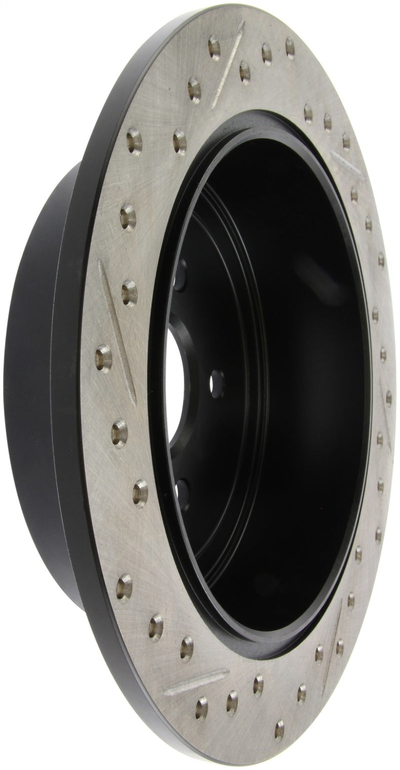 Stoptech 127.47029L StopTech 08-10 Impreza WRX (Exc STi)/08-10 Impreza Coupe/Sedan Slotted & Drilled Left Rear Rotor