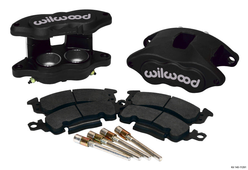 Wilwood 140-11291 D52 Front Caliper Kit - Gray Type III Ano 2.00 / 2.00in Piston 1.04in Rotor