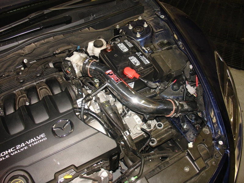 Injen SP6069BLK 09-10 Mazda 6 3.7L V6 Black Tuned Cold Air Intake w/ MR Tech and Web Nano-Fiber Dry Filter
