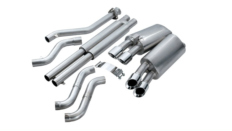 CORSA Performance 14116 Corsa 1992-1995 Chevrolet Corvette C4 5.7L V8 LT1 Sport Cat-Back Exhaust w/ Twin 3.5in PolishedTips