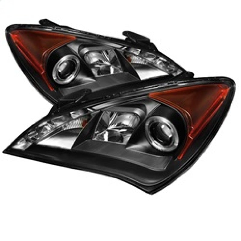 SPYDER 5034250 Spyder Hyundai Genesis 10-12 Projector Halogen Model- LED Halo DRL Blk PRO-YD-HYGEN09-DRL-BK