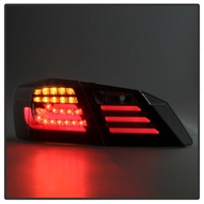 SPYDER 5082053 Spyder Honda Accord 2013-2015 4DR LED Tail Lights - Black ALT-YD-HA13LED-LED-BK
