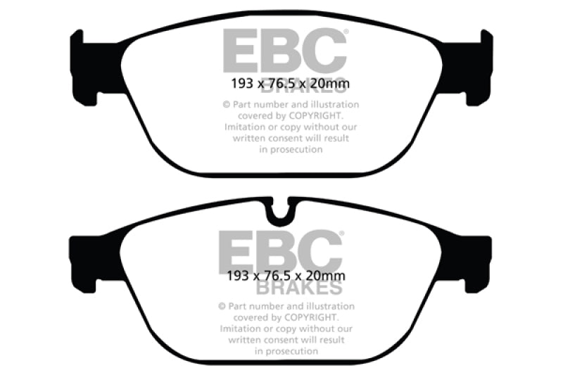 EBC DP42087R 11-12 Audi A8 Quattro 3.0 Supercharged Yellowstuff Front Brake Pads