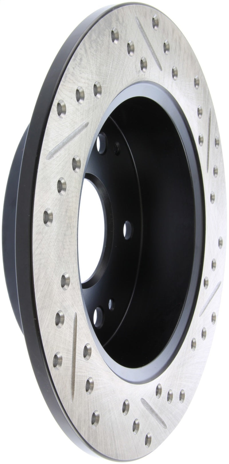 Stoptech 127.40042R StopTech 02-06 Acura RSX Incl. Type S / 97-01 Integra Type R Slotted & Drilled Right Rear Rotor