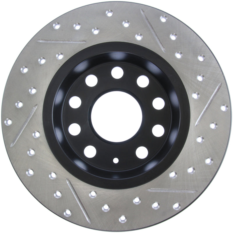 Stoptech 127.33131R StopTech Slotted & Drilled Sport Brake Rotor