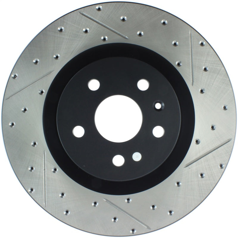 Stoptech 127.62124L StopTech Slotted & Drilled Sport Brake Rotor